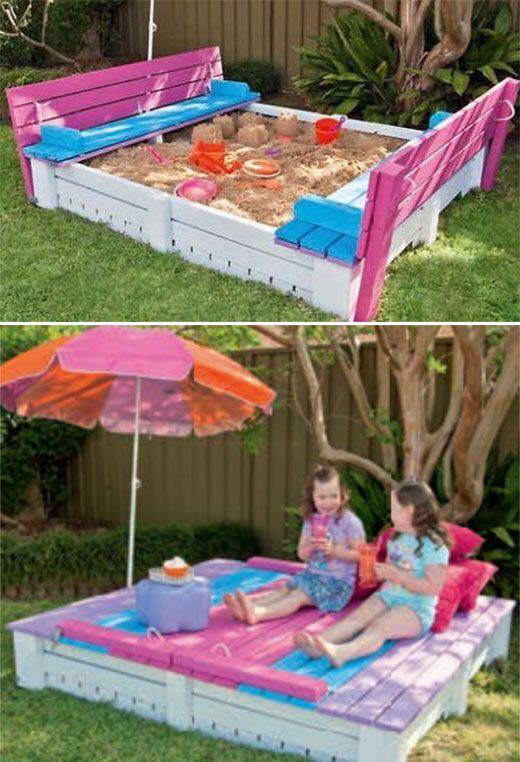 KIDS PLAYHOUSES MADE WITH WOODEN PALLETS PALLET (6)