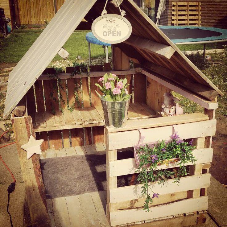 KIDS PLAYHOUSES MADE WITH WOODEN PALLETS PALLET (8)