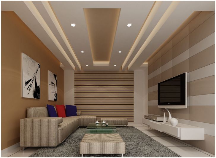 Awesome Ceiling Design for small Living Room