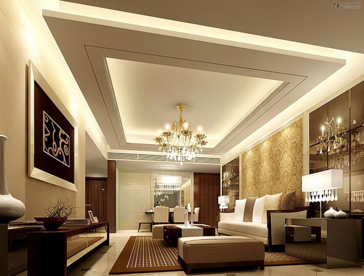 Gorgeous Ceiling Design For Living Room