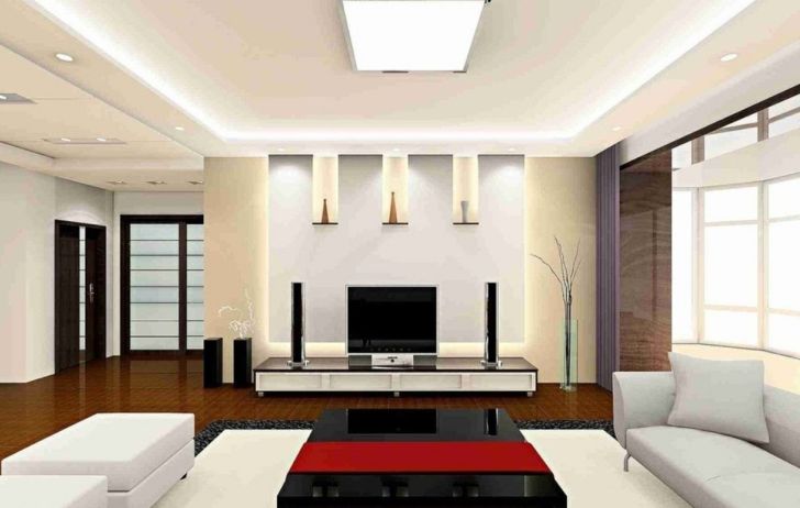 Living Room with Ceiling