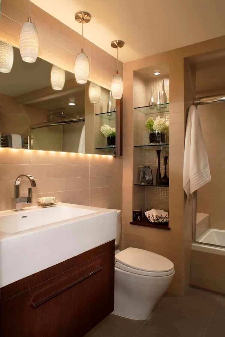 Recessed Bathroom Shelving Can Be Pretty and Functi