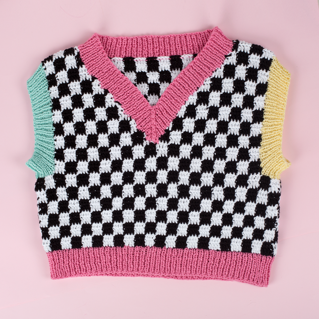 checkers-sweater-made