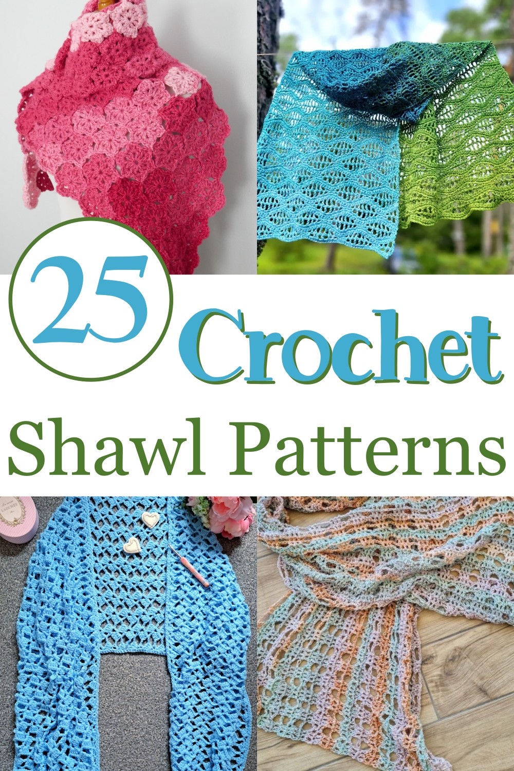 5 Free Crochet Shawl Patterns