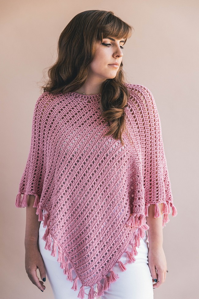 Ava Fringed Poncho