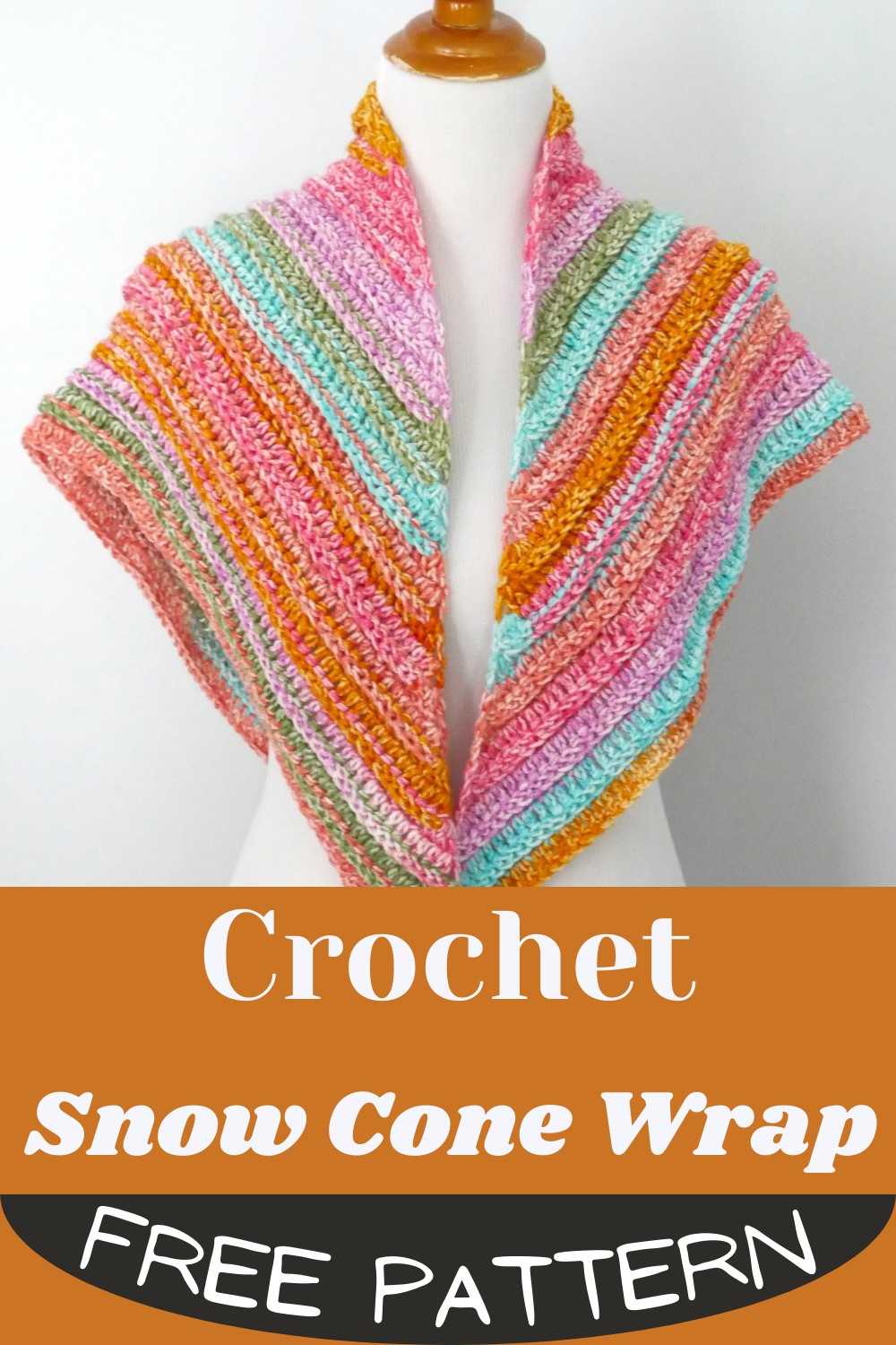 Crochet Snow Cone Wrap