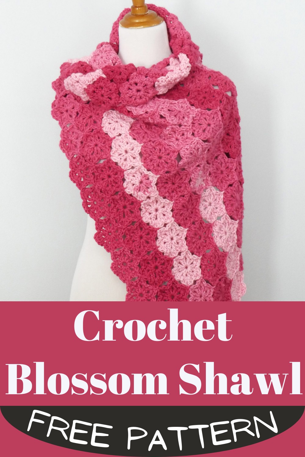 Crochet Tropical Blossom Shawl