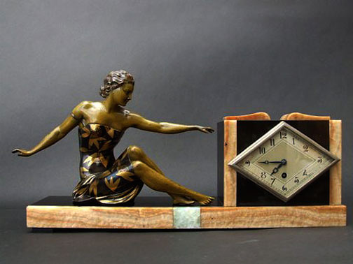 Lady-Clock-by-Uriano Lady Mantle Clock by Uriano