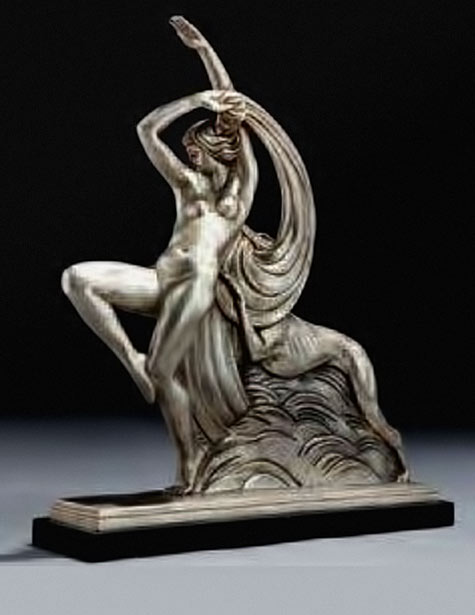 Large-bronze-sculpture-with-silver-patina-depicting-a-young-naked-dancer-and-a-greyhound-catching-the-drape-of-his-sails Naked dbacer with greyhound