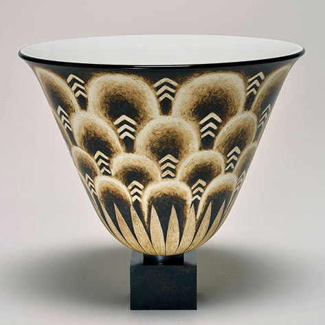 SEVRES-Ruhlmann-N°3- Sevres flared vase - Ruhlmann-N°3