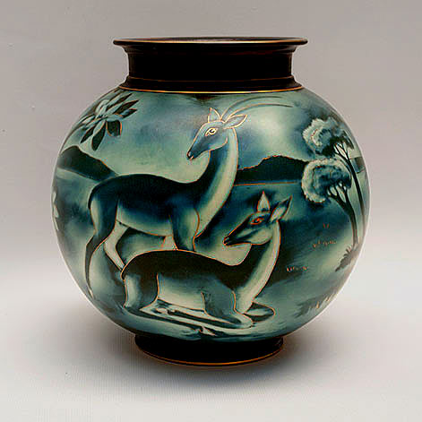 Swedish-art-deco-vase Swedish-art-deco-Vase-by-Gunnar-Nylund---for-Rorstrand