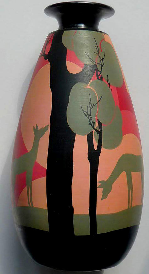 Louis-GIRAUD-grand-vase VALLAURIS Louis GIRAUD grand vase ART DECO