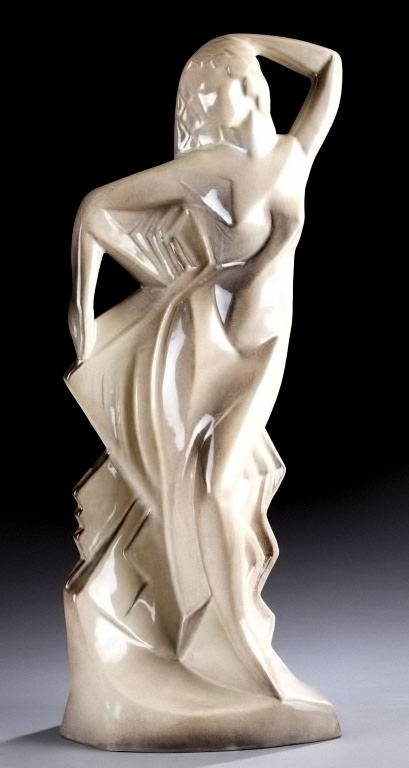 Waylande-Gregory,-Burlesque-Dancer Waylande Gregory,-Burlesque Dancer porcelain figurine