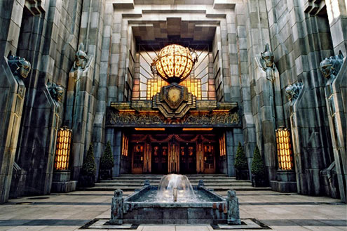 supermanreturns_dailyplanet_exterior Art Deco set created in Sydney for Superman Returns
