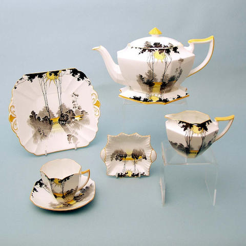 An Art Deco Shelley tea set_ circa 1930_
