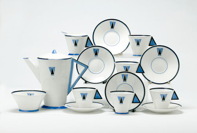 Shelley_ circa 1925 An Art Deco Coffee Set