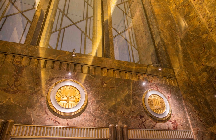 Empire State Binası Art Deco Lobisi