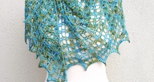 Flora Shawl pattern by Carmen Heffernan knitting pattern image 1