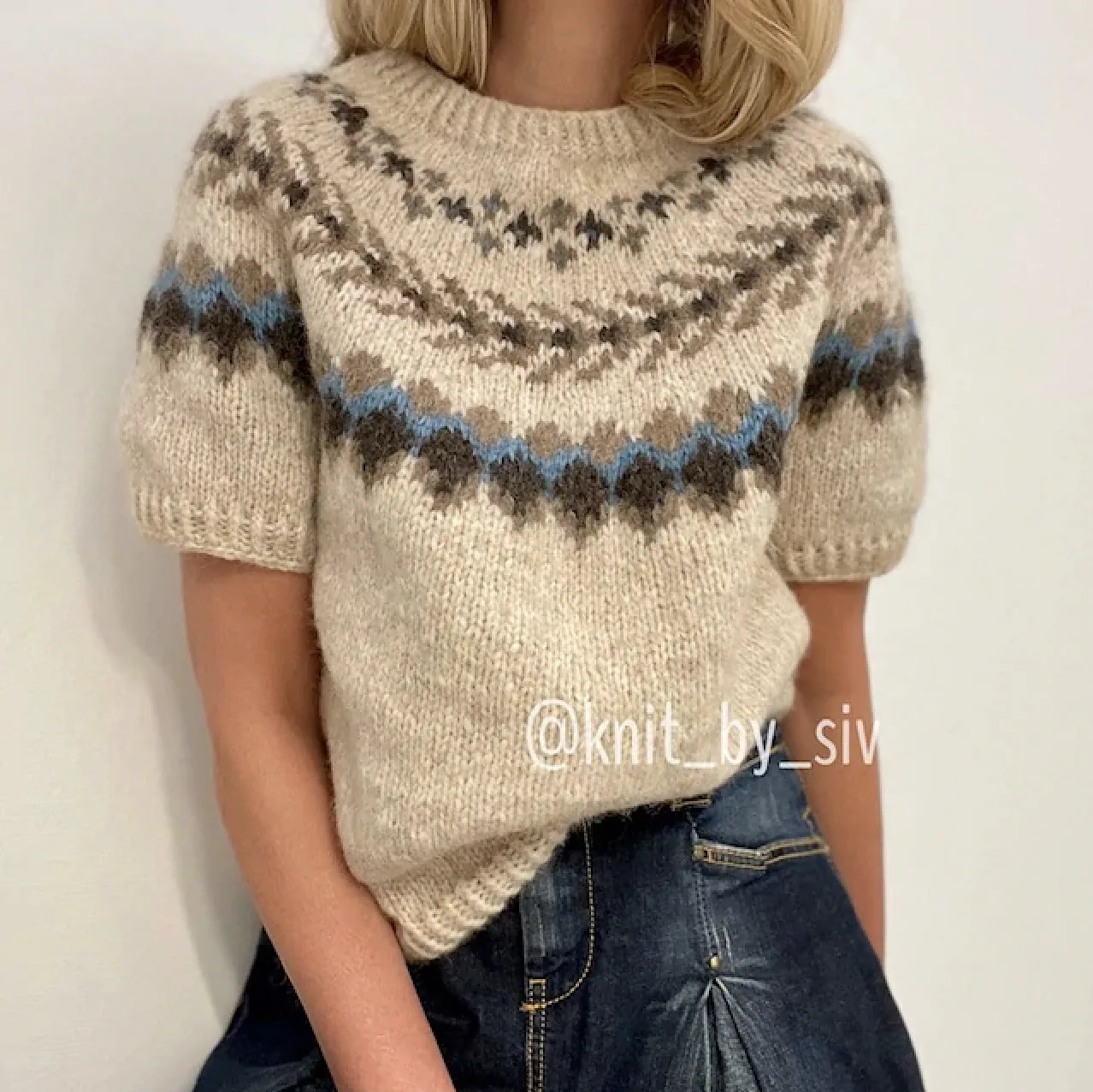Haugesund genseren pattern by Siv Kristin Olsen knitting pattern image 1