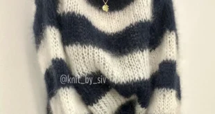 Synne Sweater Long Sleeve pattern by Siv Kristin Olsen knitting pattern image 1