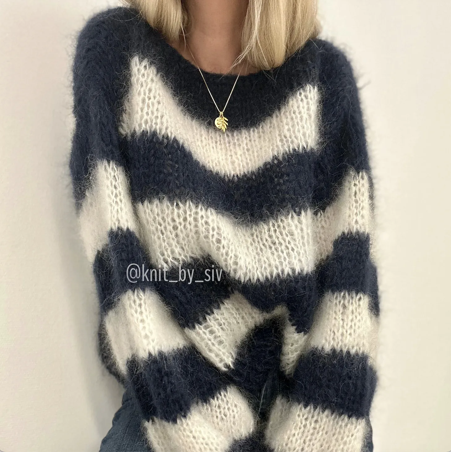 Synne Sweater Long Sleeve pattern by Siv Kristin Olsen knitting pattern image 1