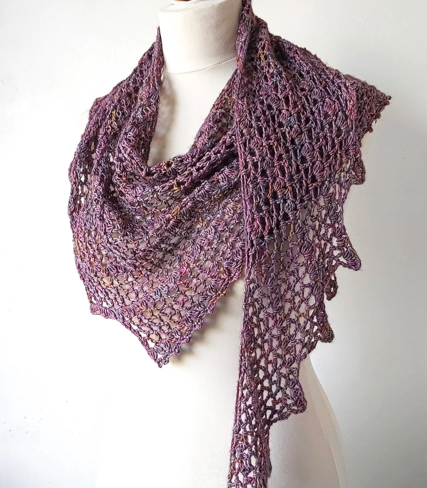 Tendril Shawl pattern by Carmen Heffernan knitting pattern image 1