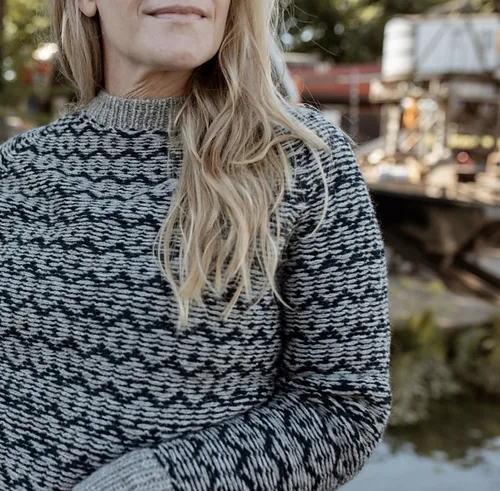 Vejers Sweater pattern by Camilla Vad
