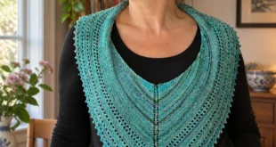 3S Shawl pattern by Amy Meade knitting pattern AI image 1