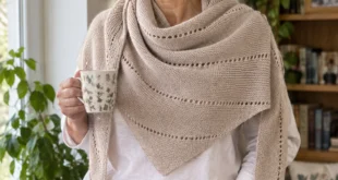 An Italian Winter Shawl pattern by An Italian Knitter knitting pattern AI image 1