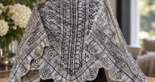 Autumn Leaves Shawl pattern by Zabeth Loisel-Weiner knitting pattern AI image 1