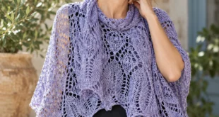 Bella Botanica Shawl pattern by Karen Strauss knitting pattern AI image 1