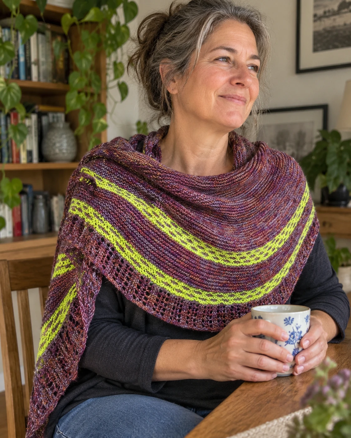 Châle Wasabi pattern by La souris aux petits doigts