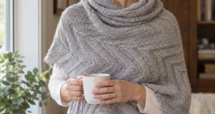 Chevron Cloud pattern by Espace Tricot knitting pattern AI image 1