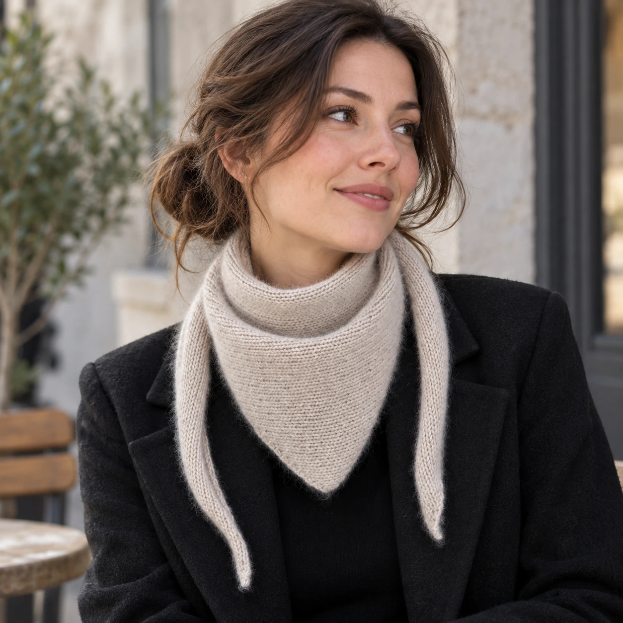 EASYPEASY Bandana pattern by Susanne Müller knitting pattern AI image 1