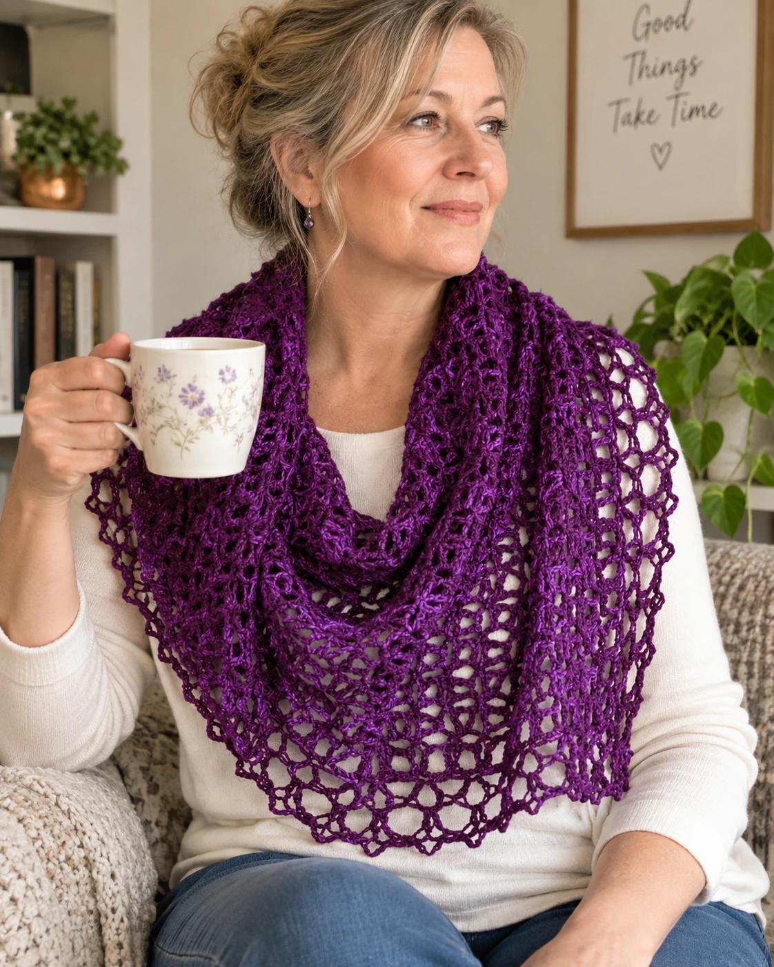 Fortune's Shawlette pattern by Tamara Kelly knitting pattern AI image 1
