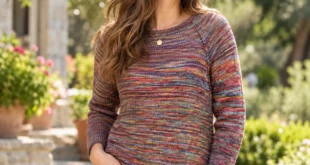 Gardenia Top pattern by Sarah Opie knitting pattern AI image 1