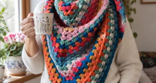 Granny Wrap pattern by Annaboo's House knitting pattern AI image 1