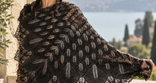 Growing Leaves Shawl pattern by Lankakomero knitting pattern AI image 1