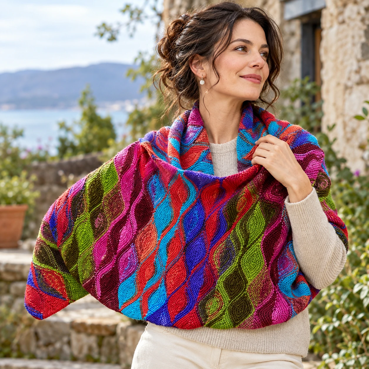 Hera pattern by Gudrun Huskins knitting pattern AI image 1