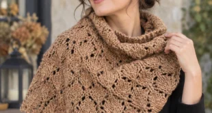 hojas shawl pattern by britt schmiesing knitting pattern AI image 1