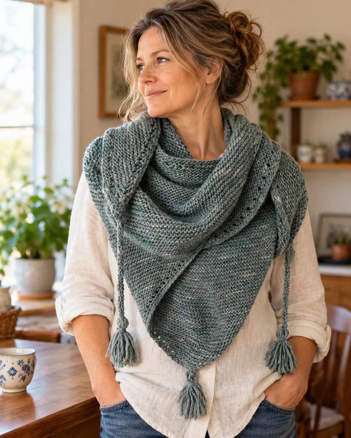Kari Shawl pattern by Sari Nordlund knitting pattern AI image 1