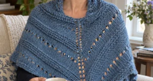 LaLa's Simple Shawl pattern by Laura Linneman knitting pattern AI image 1