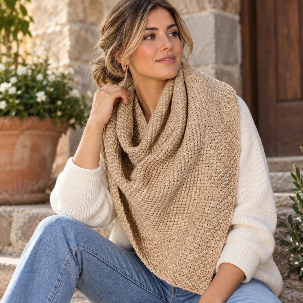 Lamia Wrap pattern by Toni Lipsey knitting pattern AI image 1