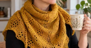 Larch pattern by Heliosphere Farm Rue knitting pattern AI image 1
