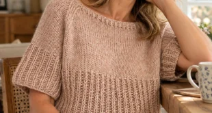Latesummerdream tee pattern by Siv Kristin Olsen knitting pattern AI image 1