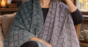 Leaves in the Mist pattern by Denise Bartels knitting pattern AI image 1