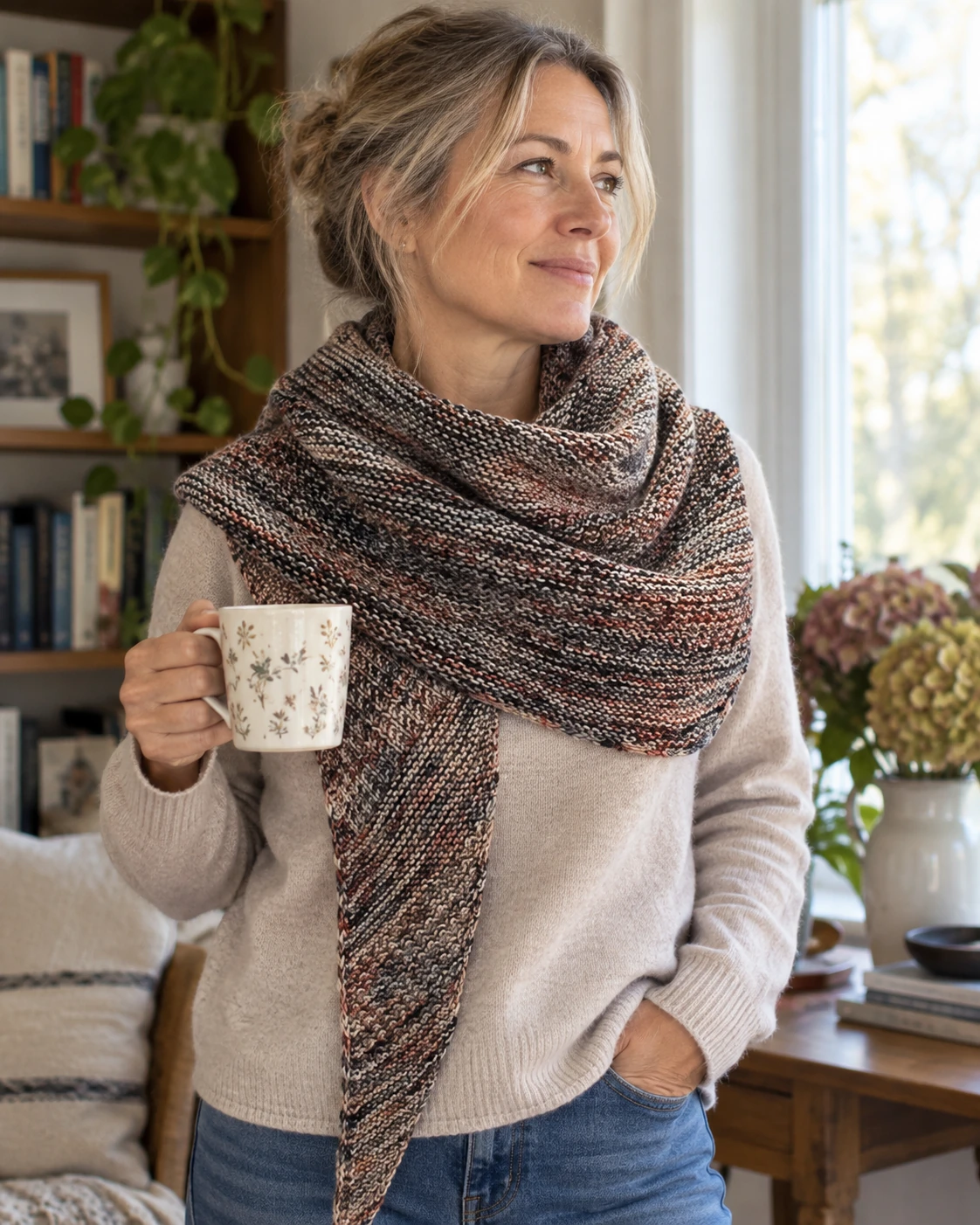 Mill City Shawl pattern by Carrolldj knitting pattern AI image 1