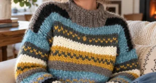 My Fall Sweater pattern by Siv Kristin Olsen knitting pattern AI image 1