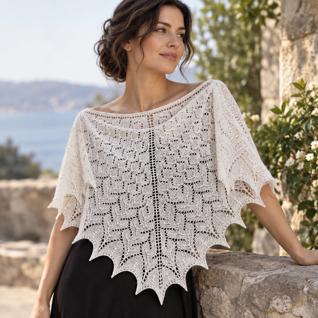 Olive Branch pattern by LibraryPaste knitting pattern AI image 1