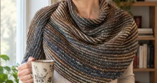 Playful pattern by Meg Gadsbey knitting pattern AI image 1